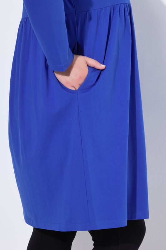 Empire Knit A-Line Pocket Dress