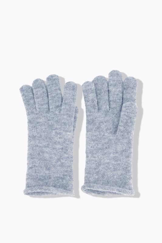 Knit Rolled Edge Gloves