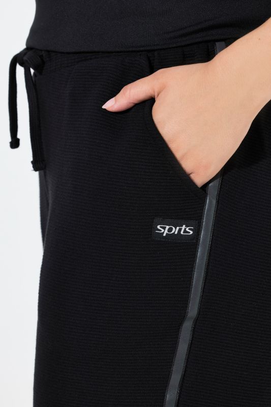 Reflective Cross-Ribbed Joggers