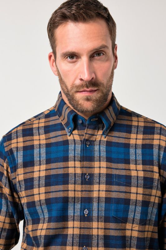 Check flannel shirt