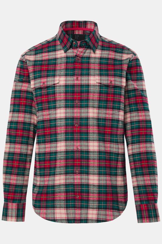 Check flannel shirt