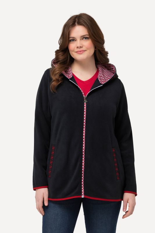 Hooded Fleece Zip-Up Jacket