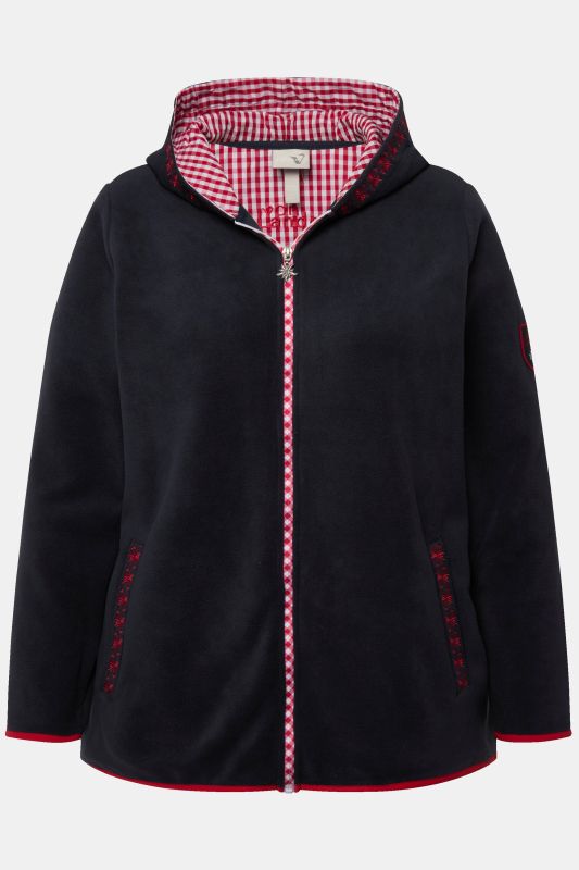 Hooded Fleece Zip-Up Jacket