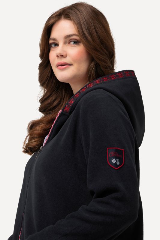 Hooded Fleece Zip-Up Jacket