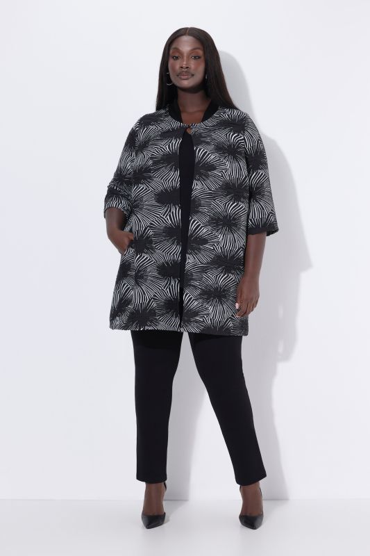 Сако с абстрактен принт