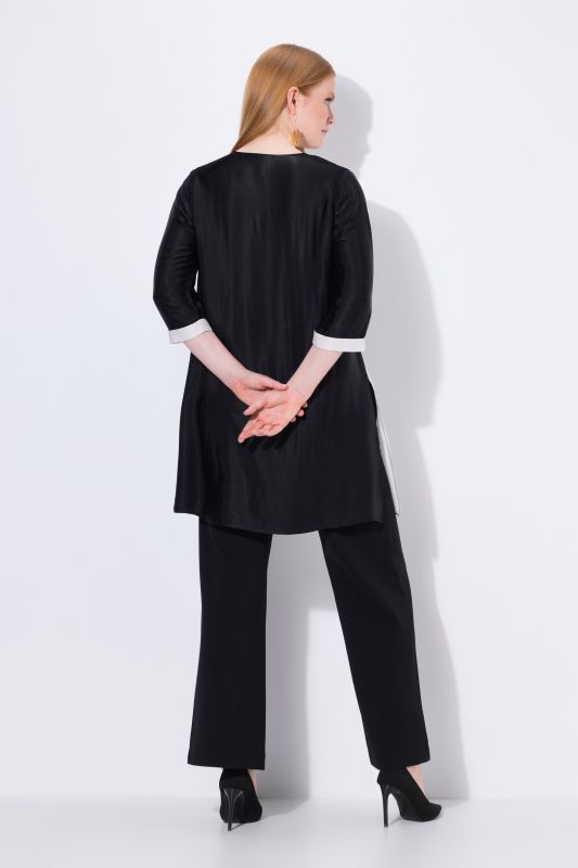 Туника с принт на лилии