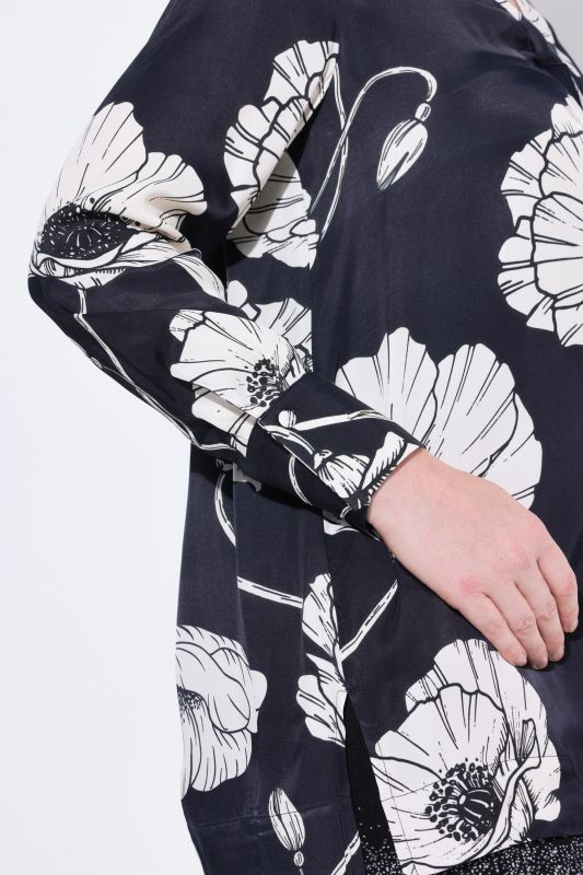 Блуза с ботанически принт