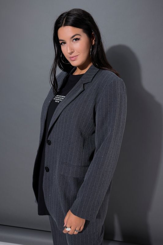 Блейзър бляскав с райета