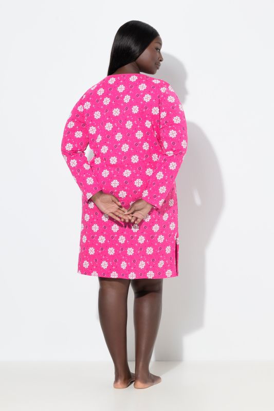 Нощници комплект от 2 броя със снежен принт