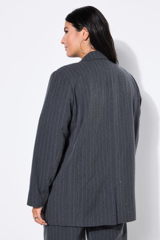 Блейзър бляскав с райета