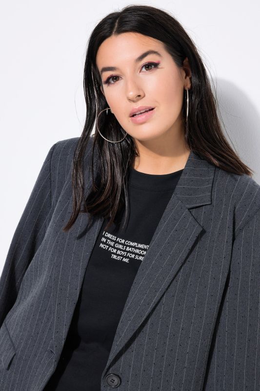 Блейзър бляскав с райета