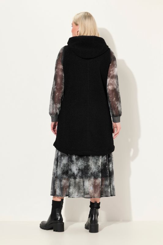 Long Teddy Plush Vest