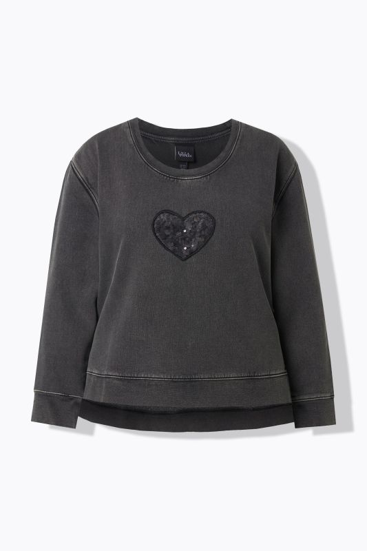 Суитчър с пайетено сърце