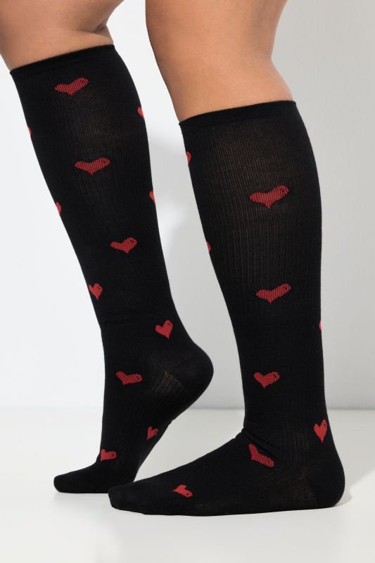 Чорапи компресионни със сърце