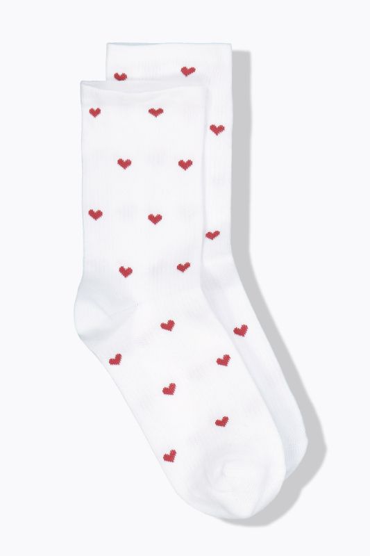 Чорапи с принт на сърца