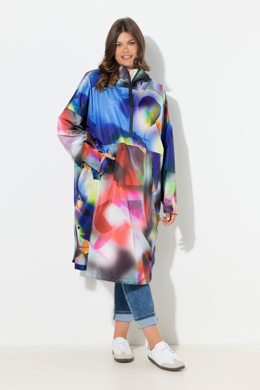 Дъждобран с цветен принт