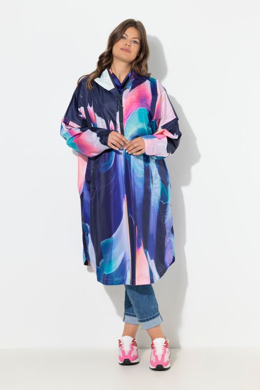 Дъждобран с вълнист принт