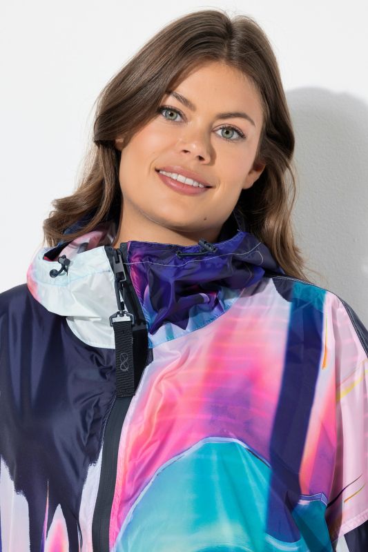 Дъждобран с вълнист принт