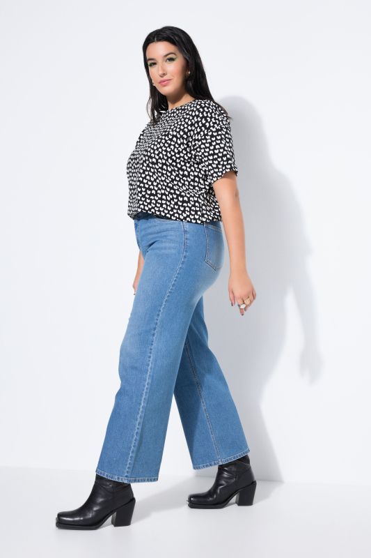 Дънки с широки крачоли