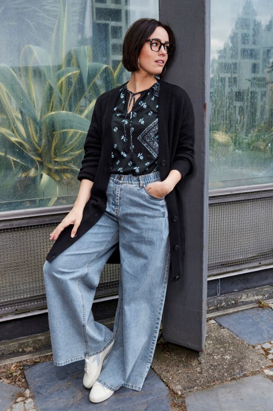 Жилетка плетена с копчета