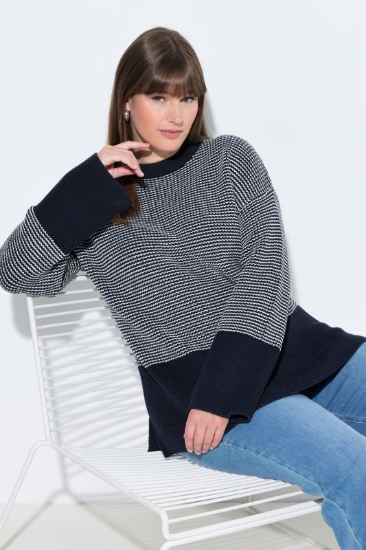 Eco Cotton Chevron Stripe Sweater