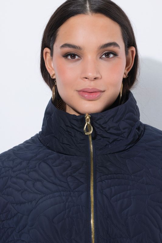 Floral Quilted Poncho