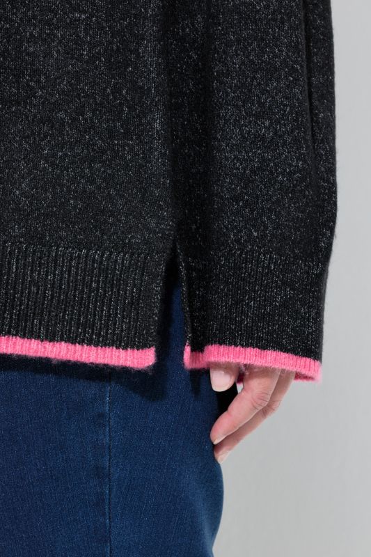 Heart Embroidered Sweater