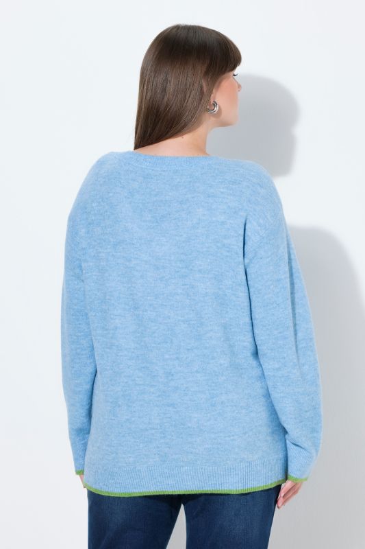 Heart Embroidered Sweater