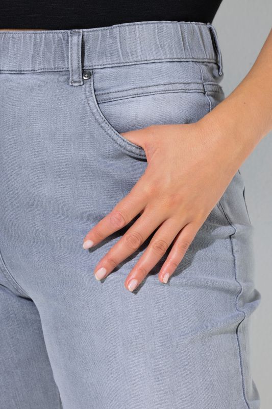 Дънки тип Mom еластични