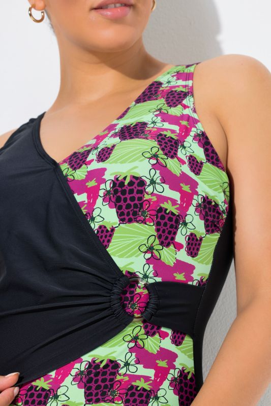 Бански тип прегърни ме с принт на горски плодове