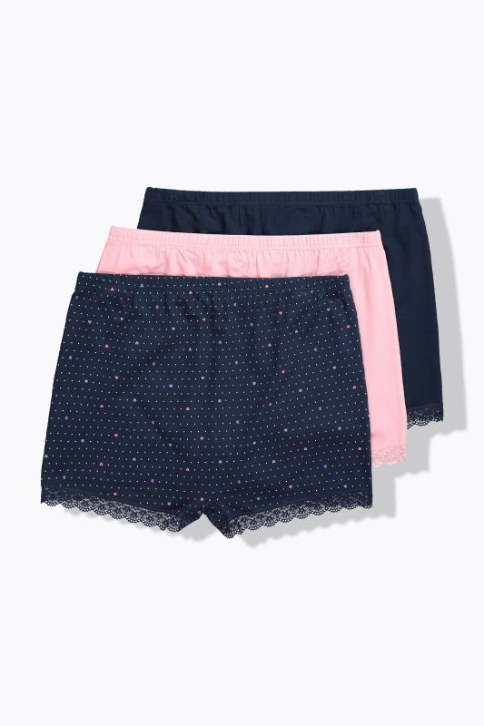 Боксерки комплект от 3 броя с принт на сърца