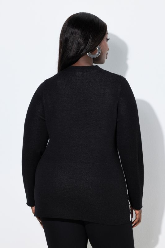 Floral Motif Sweater