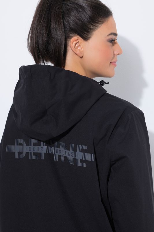 Reflective Detail Raincoat