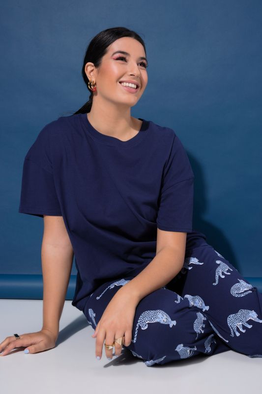 Пижама от 2 части с принт на леопарди