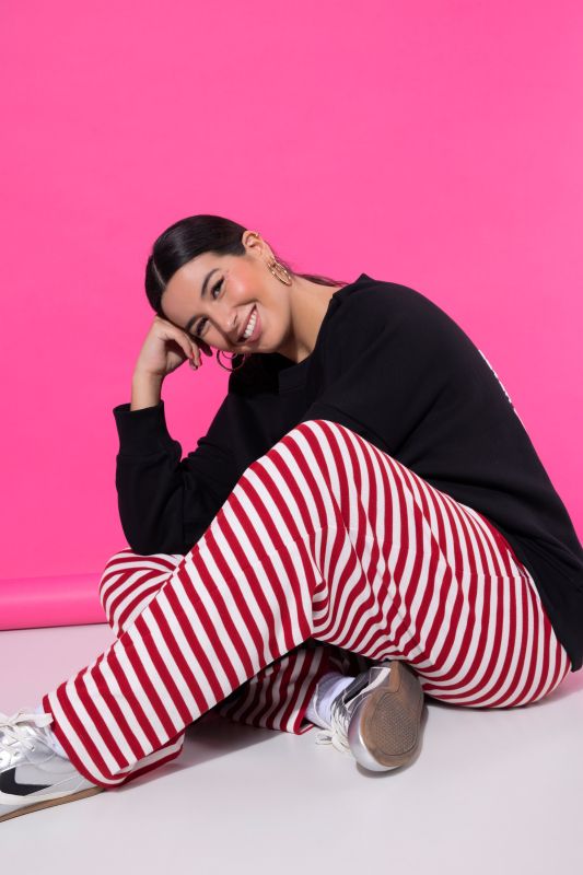 Панталон с принт на райета