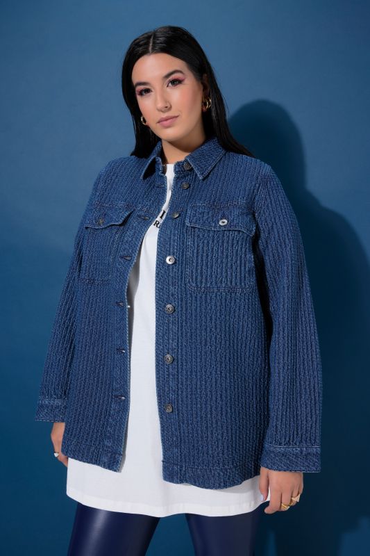 Риза тип яке с модерна материя