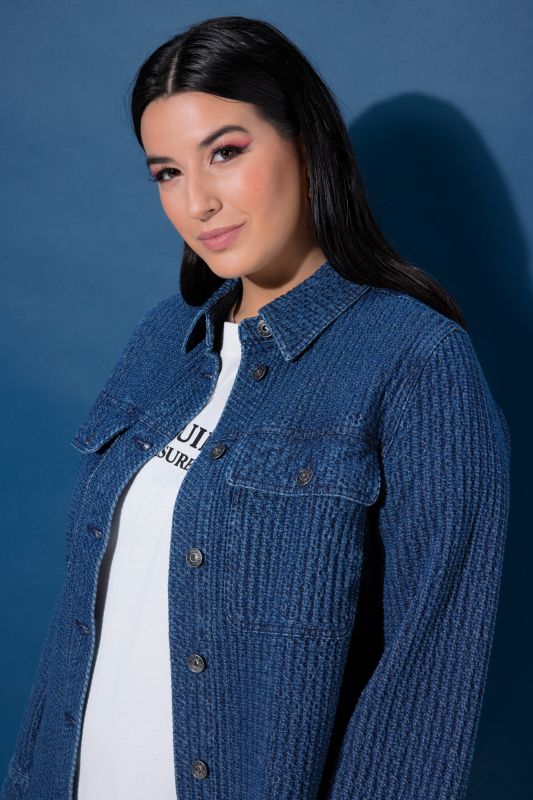 Риза тип яке с модерна материя