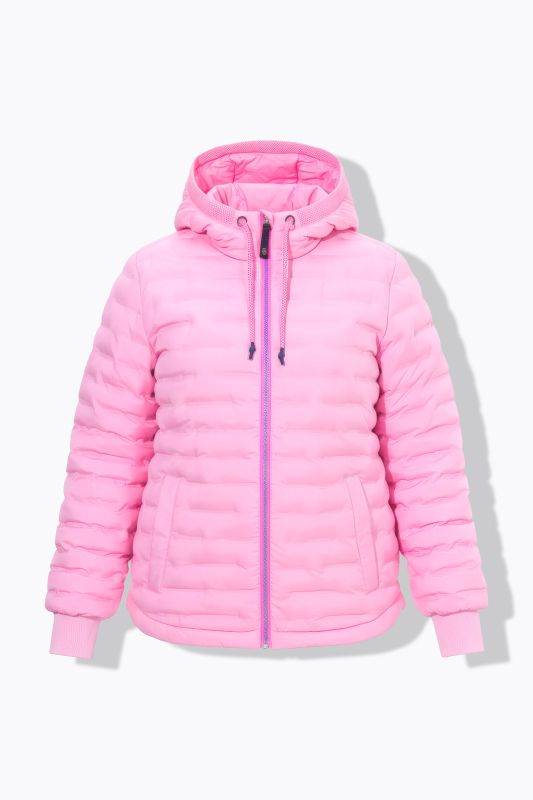 Pink Laser Quilted Jacket