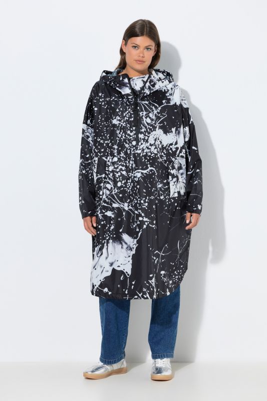 Splatter Paint Rain Poncho