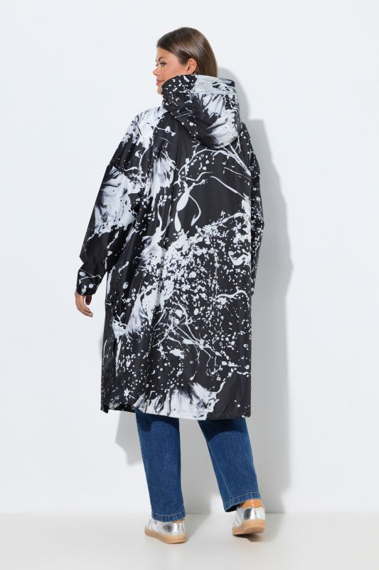 Splatter Paint Rain Poncho