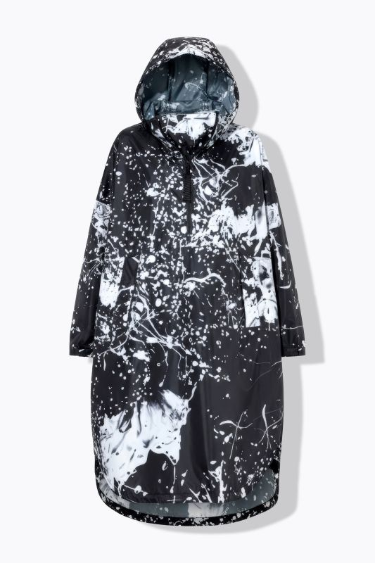 Splatter Paint Rain Poncho