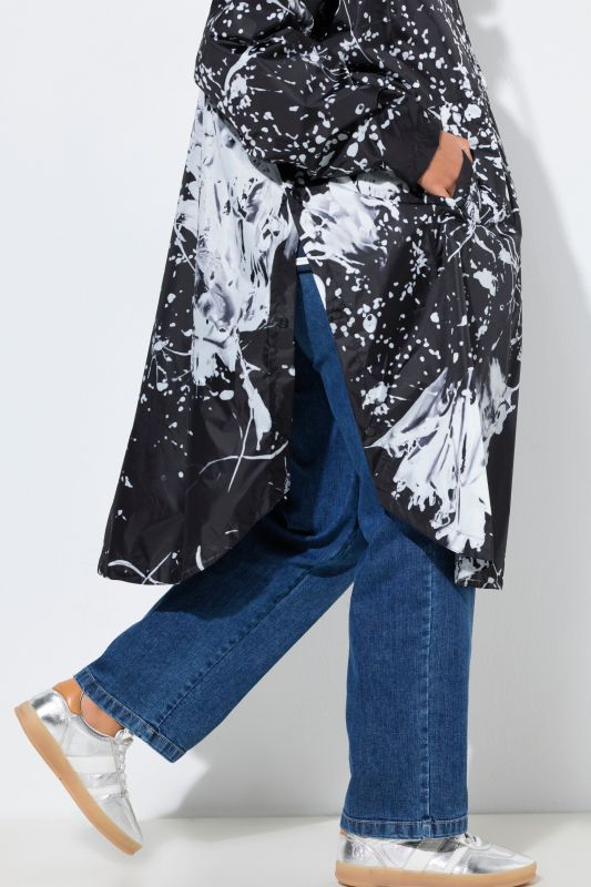 Splatter Paint Rain Poncho