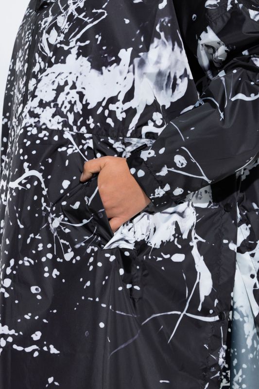 Splatter Paint Rain Poncho