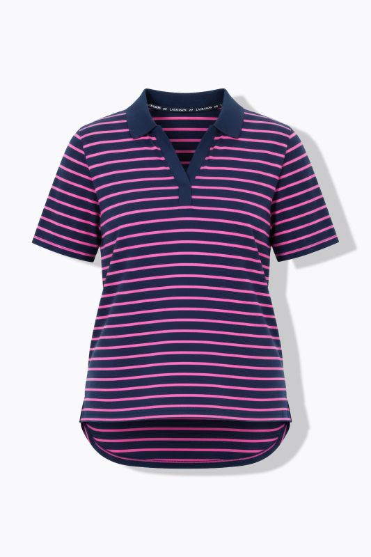 Striped Short Sleeve Polo