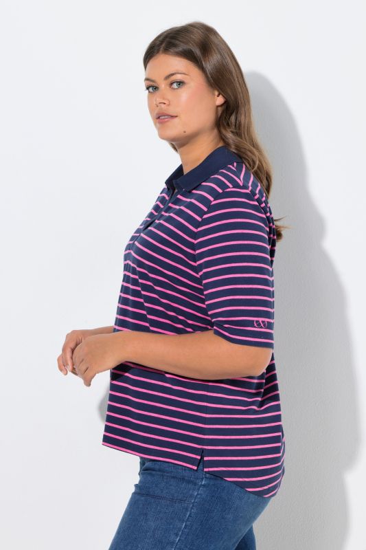 Striped Short Sleeve Polo