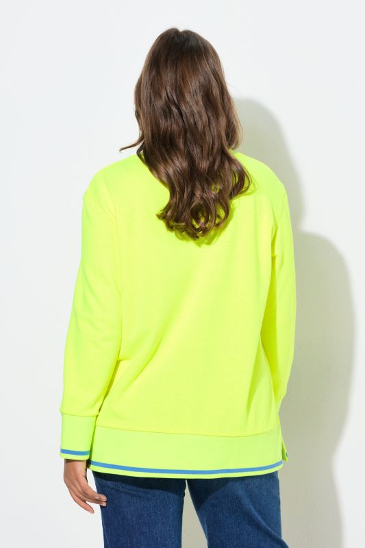 Neon Lettering Graphic Sweatshirt