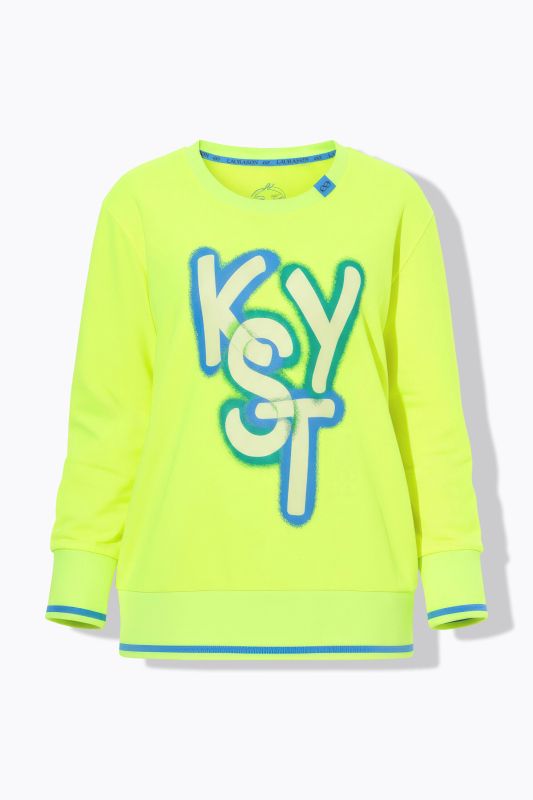 Neon Lettering Graphic Sweatshirt