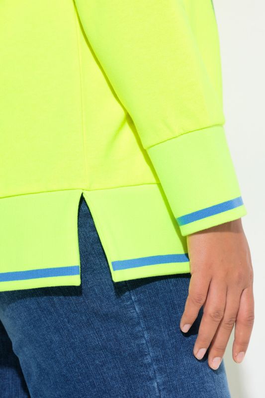 Neon Lettering Graphic Sweatshirt