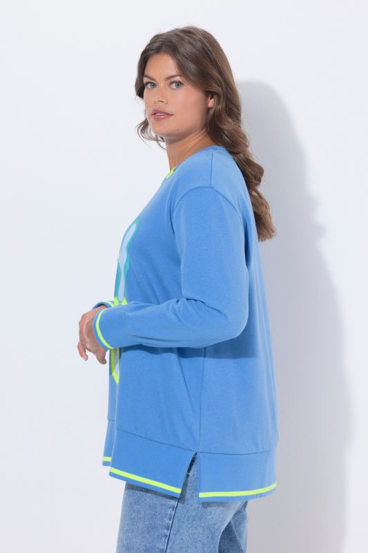 Neon Lettering Graphic Sweatshirt