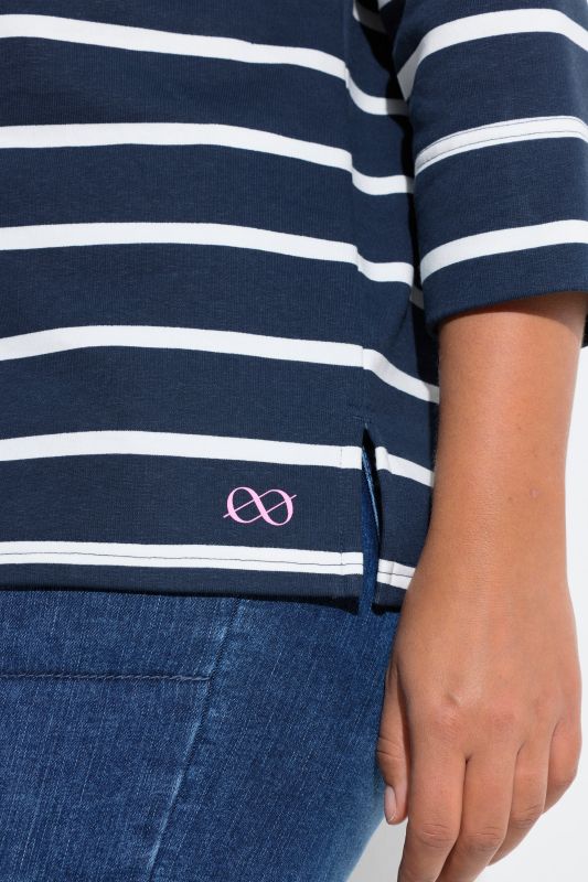 Striped Drop Shoulder Sweatshirt